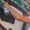 At work 
