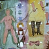 Cut Out Doll with Tattoos, Masks, Wigs, Arms, and Legs