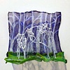 Sheep in Front of Birch Trees