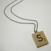 Scrabble Tile Necklace