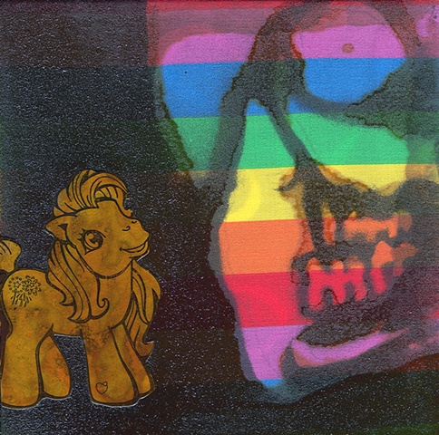 pony looks death in the eye