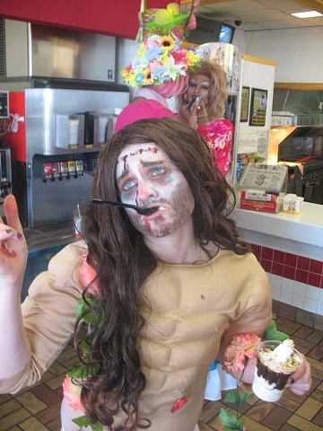 The Savior Enjoying a Soft-Serve Partait*