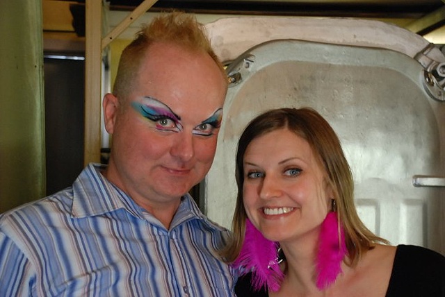 Eye tutorial model: Actor/comedian/drag queen, Pippi Lovestocking, photo by Steven LeMay