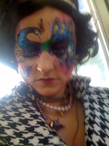 peacock mask