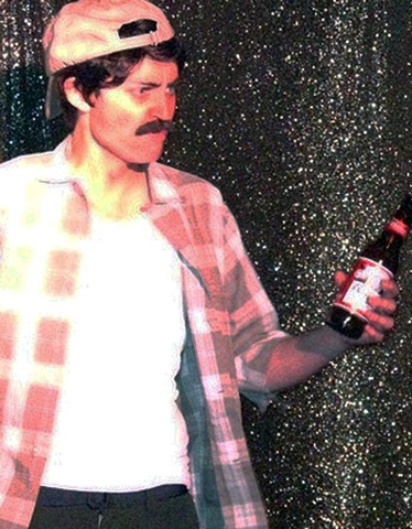 Man with Beer (drag king) 