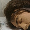 Severed head of John the Baptist.  Life cast for National Geographic
