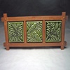 Three 6x6 tiles in
Mission Style Frame
