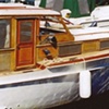 Vermont boat in the Lake 