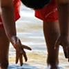 sandy hands toddler