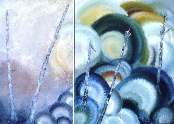 Blue Poles