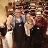 Vom Fass USA staff: Alexis Gibson, David Eisner-Kleyle, Paul Tseng and Jake Schenk