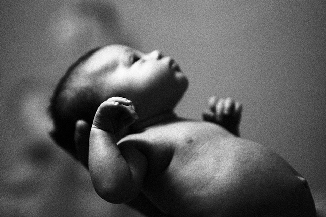 1 month old baby girl