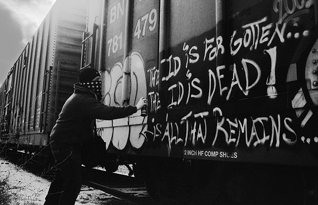 graffiti, black and white, 35mm, photography, 35mm film, 