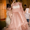 With dress