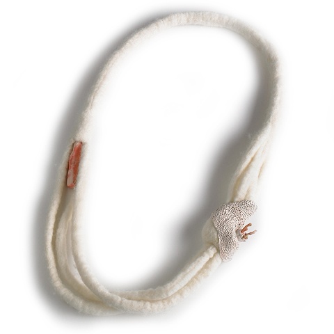 Tubes and Coral Neckpiece 