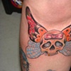 skull with wings