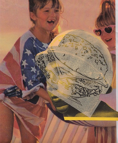 Kids with burger