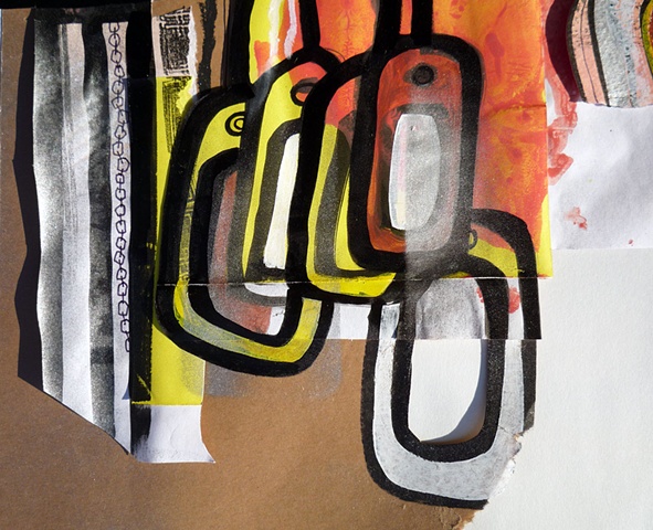 Red and Brown - Detail