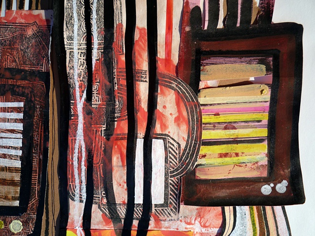Red and Brown - Detail