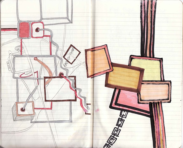 Pencils screens and flesh