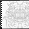 Wires and screens, mirror