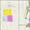 Screenhead with pink, blue and yellow