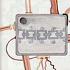 Screen, chain and wires
