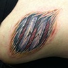 ribs flesh tear