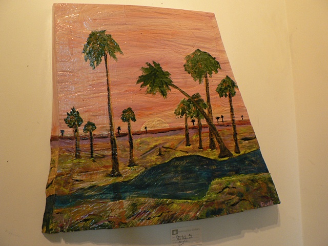 Leaning Palm