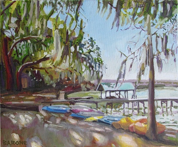 "Painting Lake Wauburg" --New Paintings
by Frank Barone