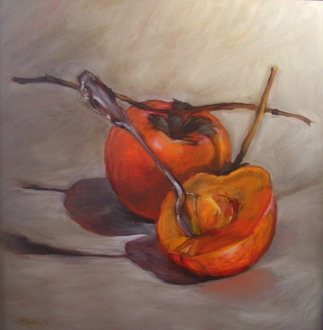 Two persimmons