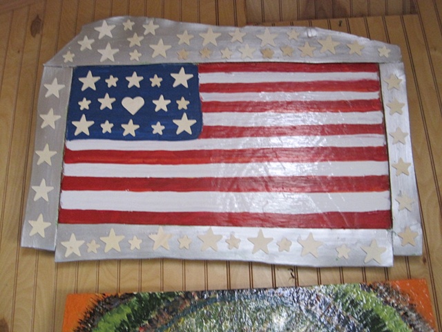 Mixed Media Flag
