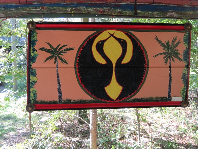 Tibetan Cranes - two sides
(reverse is American Flag)