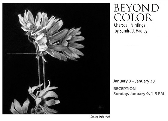 "Beyond Color", Charcoal Paintings by Sandra J. Hadley