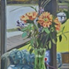Still Life with Flowers in Boat House on Melrose Bay