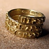 GOLD NUMBER BAND WRAP RING