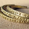GOLD NUMBER BAND CUFFS