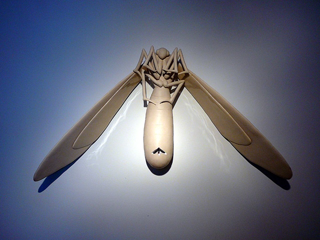 Blue Velvet Moth Reliquary