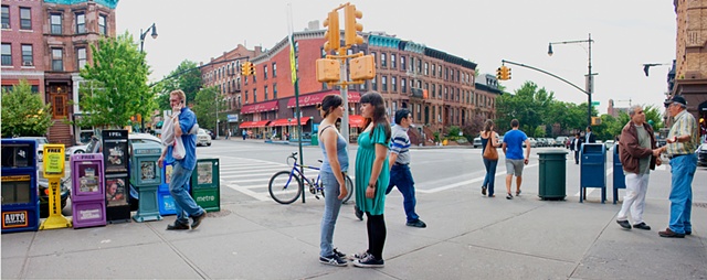 Strangers Staring, 9th st. and 7th ave.