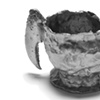 Creamer with Lobster Claw and Decoration