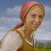 Olive oil label illustration