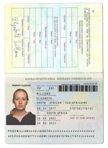Elizabeth Williams: South Africa