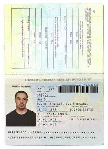 David Rasool: South Africa