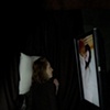 people enjoying Sub rosa installation  Squeaky Wheel Buffalo, NY