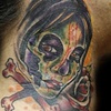 Girl on neck