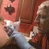 Getting tattooed