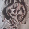 umbrella skull