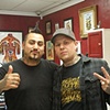Myself and Roman while he did a guest spot  at my studio.