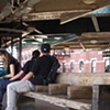 Lungs on Myrtle Avenue Platform, Bushwick