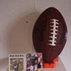 Signed football and Football cards